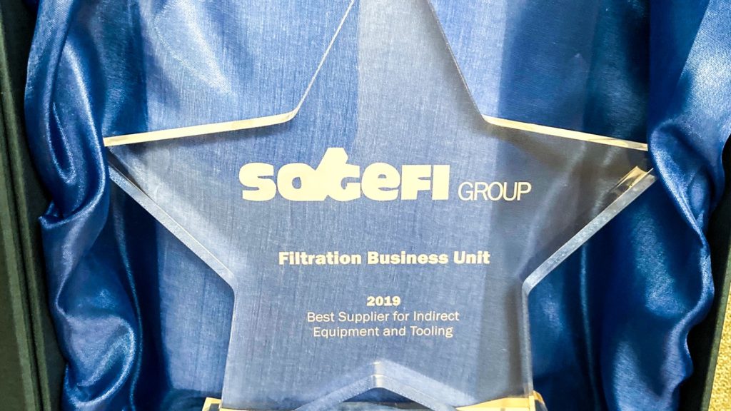 GLN is awarded with the prize Best Supplier 2019 from Sogefi